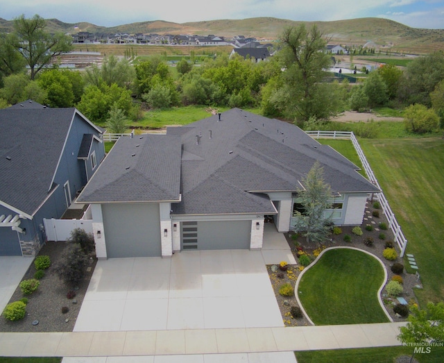 9473 W Suttle Lake Dr, Boise, ID 83714 - view from above of property featuring mountains