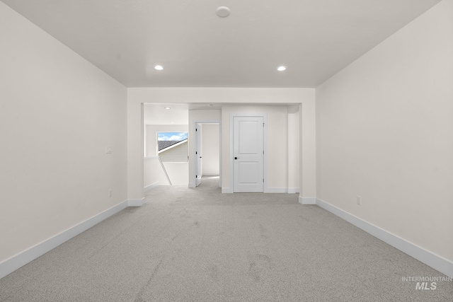 664 E Lockhart St, Meridian, ID 83646 - spare room featuring recessed lighting, baseboards, and light colored carpet