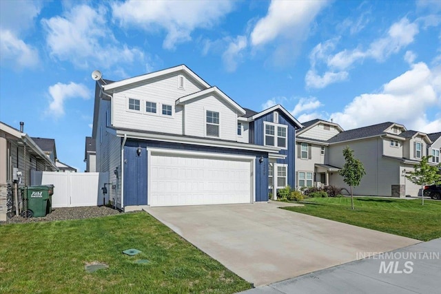 1266 S Wiston Ave, Kuna, ID 83634 - view of front of house featuring a garage, driveway, and a residential view