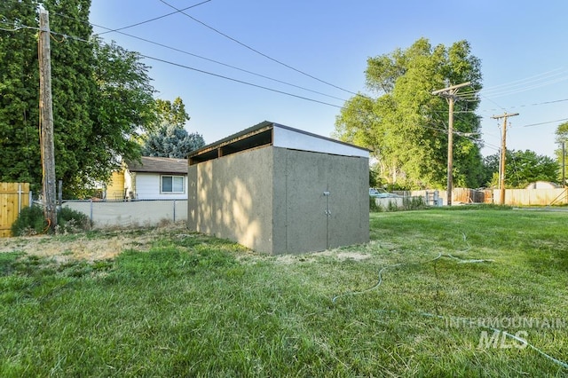 602 Nevada Ave, Homedale, ID 83628 - view of shed featuring a fenced backyard
