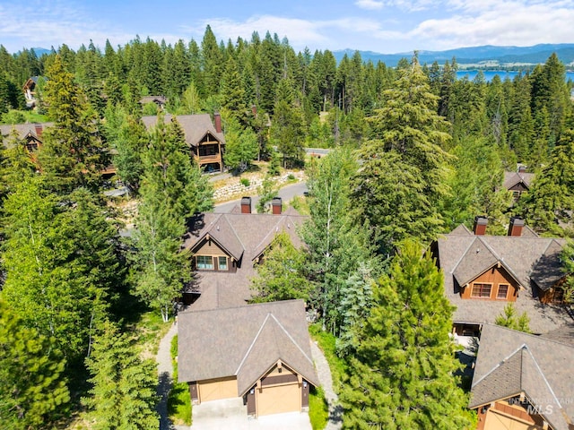 23 Golden Bar Ct, Donnelly, ID 83615 - aerial view of property and surrounding area with a heavily wooded area