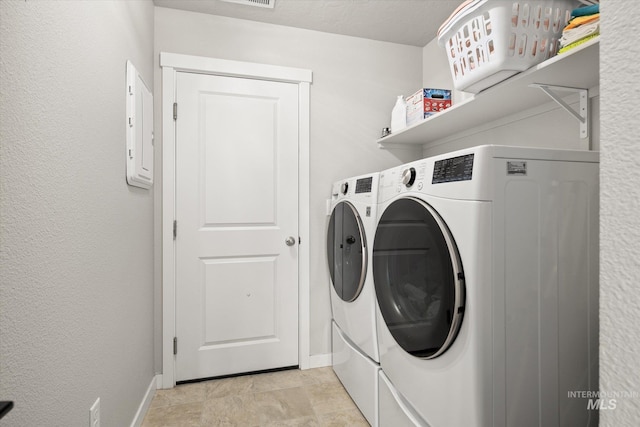 2188 Navigator St, Middleton, ID 83644 - laundry room with washer and clothes dryer and baseboards