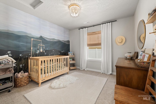 2188 Navigator St, Middleton, ID 83644 - bedroom with carpet, a textured ceiling, and a crib