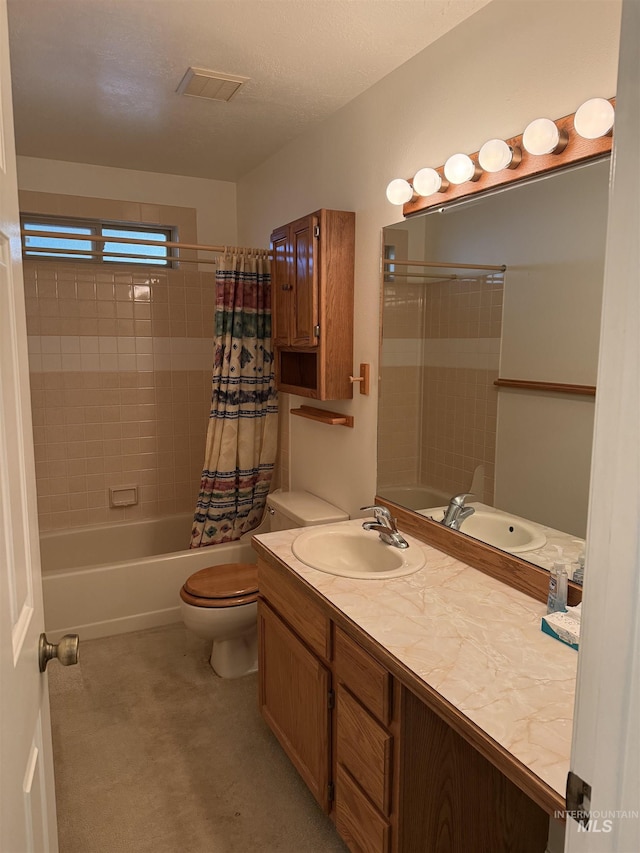 625 Trotter Dr, Twin Falls, ID 83301 - full bath with vanity, shower / tub combo, and toilet