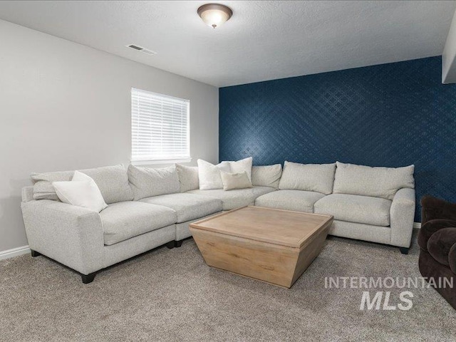 5287 Stuart Ave, Chubbuck, ID 83202 - living room featuring carpet floors and baseboards
