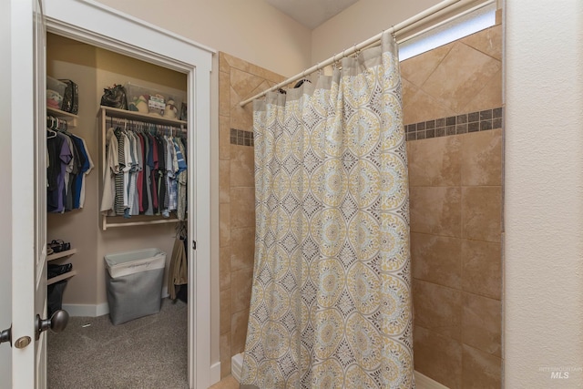 818 W Dallan Woods Way, Nampa, ID 83686 - full bath featuring a shower stall and a spacious closet