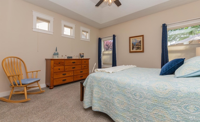 818 W Dallan Woods Way, Nampa, ID 83686 - carpeted bedroom with ceiling fan and baseboards
