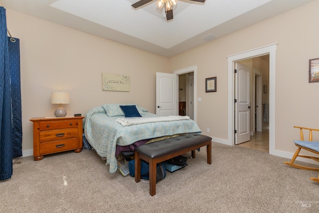 818 W Dallan Woods Way, Nampa, ID 83686 - bedroom featuring carpet flooring and ceiling fan