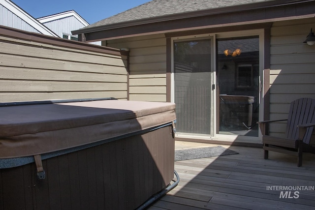 2722 Pascoe Ln, Nampa, ID 83686 - deck with a hot tub