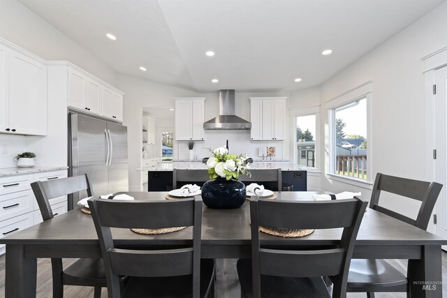 1910 W Campo Ln, Eagle, ID 83616 - dining space featuring recessed lighting