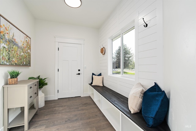1910 W Campo Ln, Eagle, ID 83616 - mudroom with dark wood-style flooring