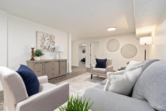 1910 W Campo Ln, Eagle, ID 83616 - living room with wood finished floors