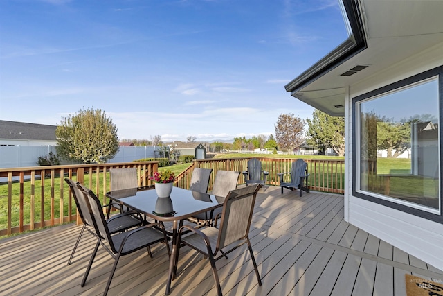 1910 W Campo Ln, Eagle, ID 83616 - deck featuring outdoor dining area