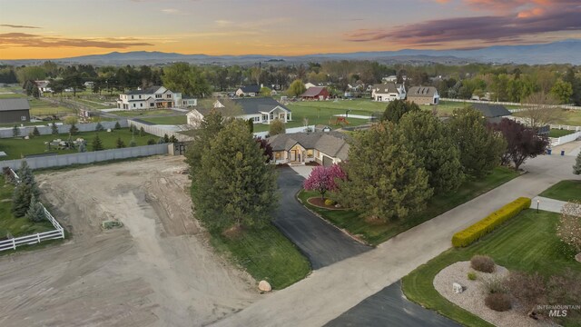 1910 W Campo Ln, Eagle, ID 83616 - aerial perspective of suburban area with a mountainous background