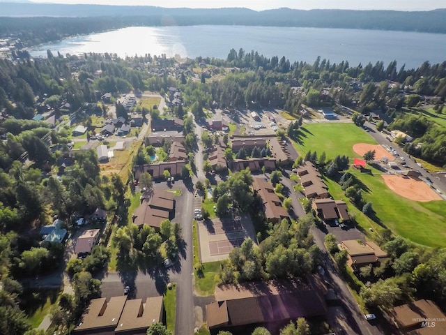 1607 Davis Ave Unit C2, Mccall, ID 83638 - aerial view of property and surrounding area featuring a nearby body of water and nearby suburban area