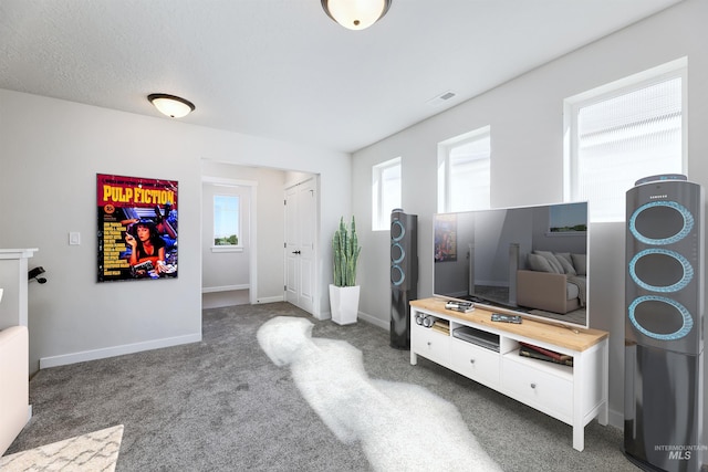 interior space featuring baseboards