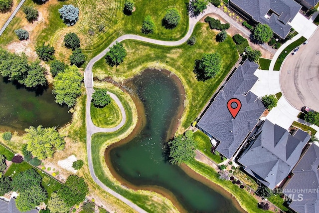 3214 S Arctic Fox Ave, Eagle, ID 83616 - aerial view of property's location featuring a nearby body of water