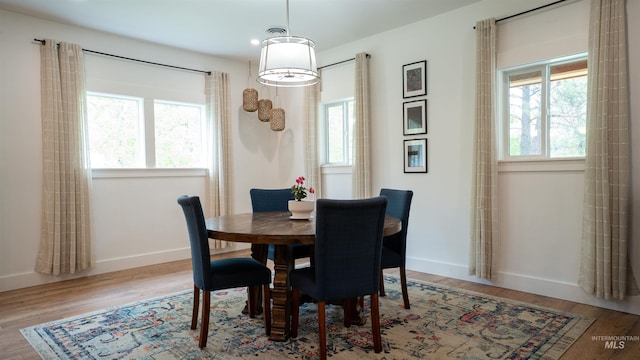 1147 Driscoll Ridge Rd, Troy, ID 83871 - dining area featuring wood finished floors and baseboards