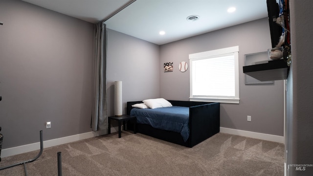 1147 Driscoll Ridge Rd, Troy, ID 83871 - bedroom featuring carpet flooring, baseboards, and recessed lighting