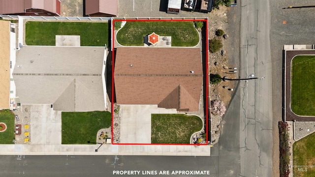 1141 Liberty Dr, Clarkston, WA 99403 - aerial overview of property's location featuring property parcel outlined