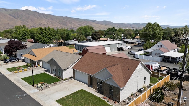 1141 Liberty Dr, Clarkston, WA 99403 - aerial view of residential area featuring a mountainous background