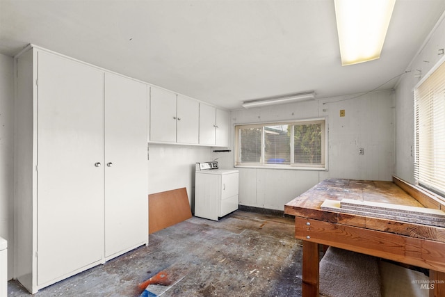 interior space featuring washer / dryer