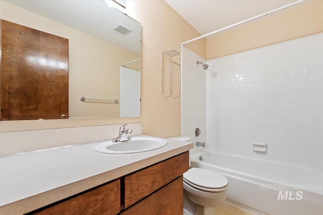 3493 N Buckboard Way, Boise, ID 83713 - bathroom with vanity and shower / bathtub combination