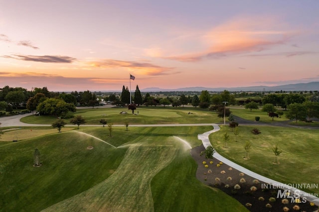 11966 W Zamalek Ct, Kuna, ID 83634 - view of property's community featuring a mountain view and golf course view