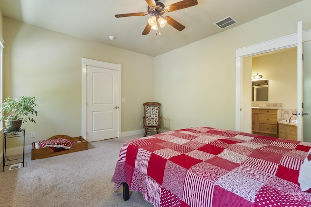 2310 W Herron Loop, Nampa, ID 83686 - bedroom with carpet, ensuite bath, and ceiling fan