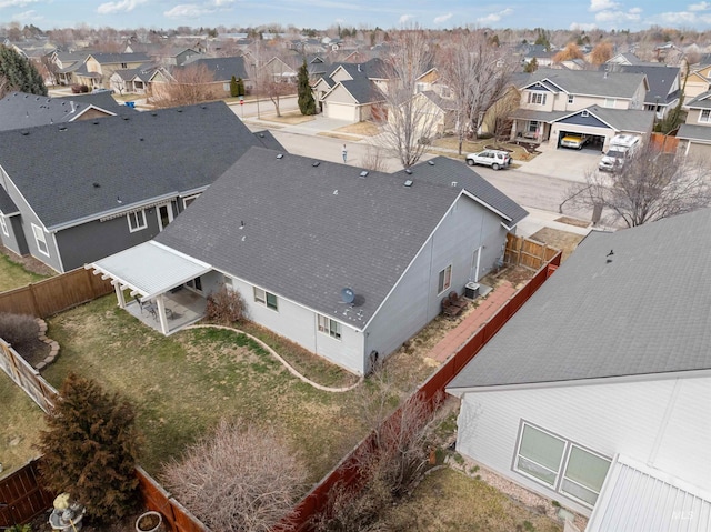 drone / aerial view featuring a residential view