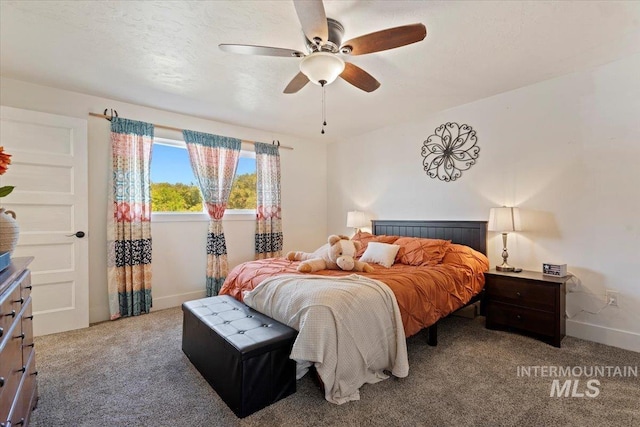 15916 Hill Top Cir, Wilder, ID 83676 - bedroom featuring carpet flooring and a ceiling fan
