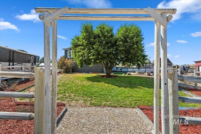 15916 Hill Top Cir, Wilder, ID 83676 - view of yard with an exterior structure