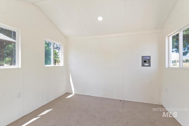 2974 Ua Ave, Emmett, ID 83617 - spare room featuring healthy amount of natural light, lofted ceiling, and carpet floors