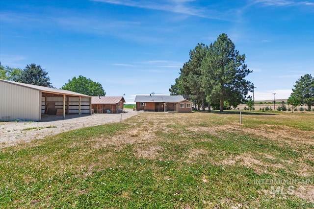 2974 Ua Ave, Emmett, ID 83617 - view of grassy yard with an outbuilding