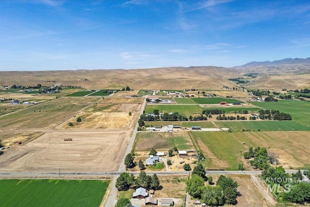 2974 Ua Ave, Emmett, ID 83617 - aerial view of property's location featuring rural landscape and a mountainous background