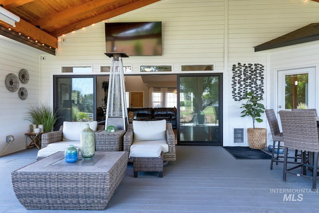 10551 W Deep Canyon Dr, Star, ID 83669 - view of deck