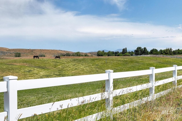 10551 W Deep Canyon Dr, Star, ID 83669 - view of yard featuring a view of rural / pastoral area