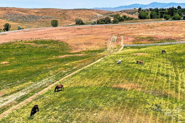 10551 W Deep Canyon Dr, Star, ID 83669 - view of mountain backdrop featuring rural landscape and a pastoral area