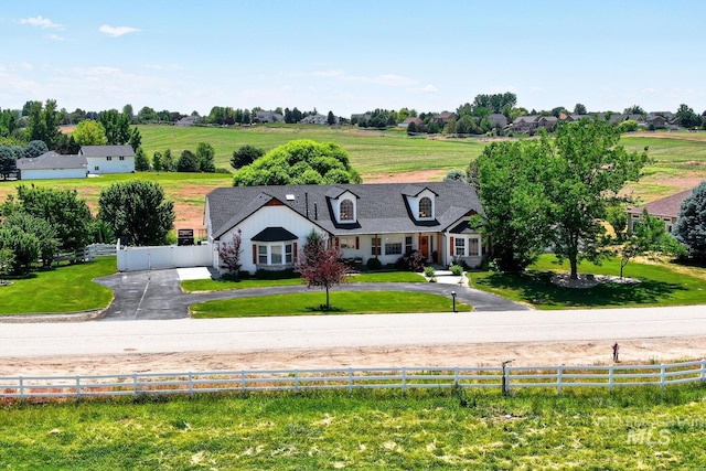 10551 W Deep Canyon Dr, Star, ID 83669 - view of front facade with a view of countryside and curved driveway