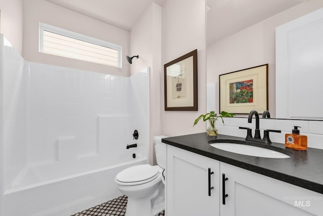 10179 Silversun St, Nampa, ID 83687 - full bath featuring toilet, vanity, and bathtub / shower combination