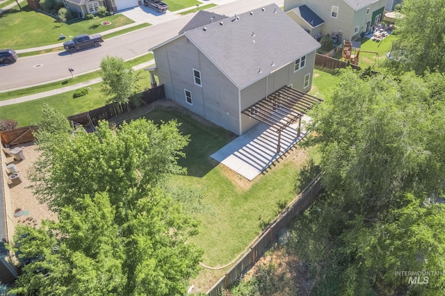 12476 W Kempshire Ct, Star, ID 83669 - aerial perspective of suburban area
