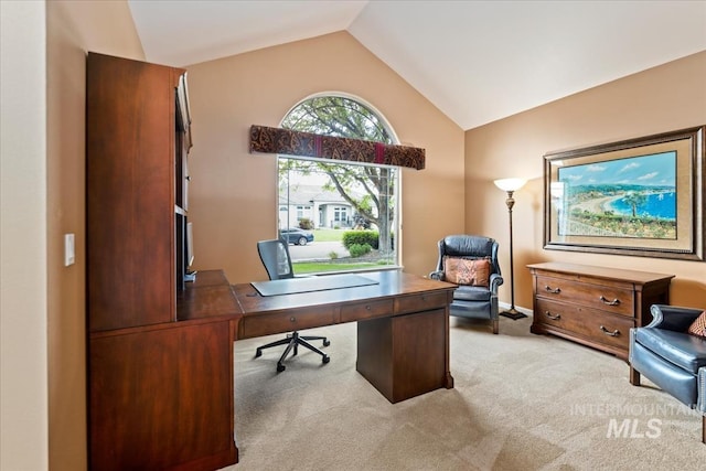 628 E Trinidad Dr, Meridian, ID 83642 - office with light colored carpet and vaulted ceiling
