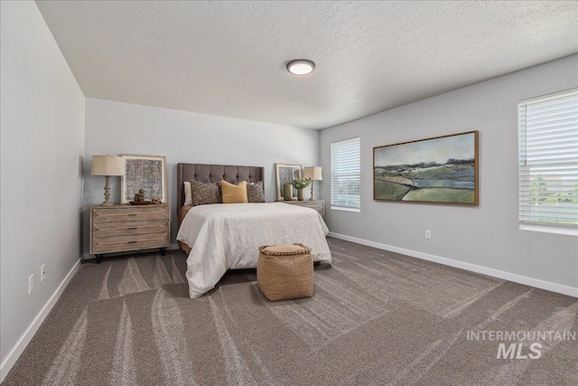 4849 N Willowside Ave, Meridian, ID 83646 - bedroom with baseboards, carpet, and a textured ceiling