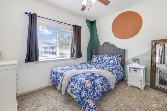 812 Kelli Ln, Filer, ID 83328 - bedroom featuring carpet flooring, baseboards, and ceiling fan