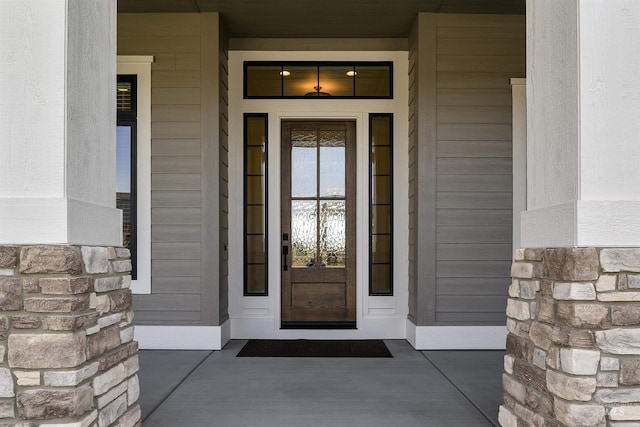 view of entrance to property