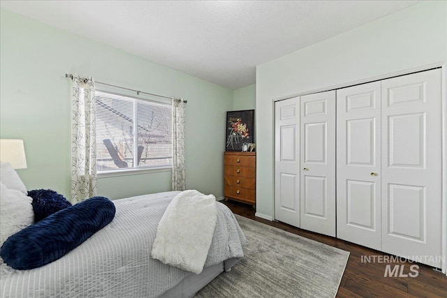 2668 N Morello, Meridian, ID 83646 - bedroom featuring a closet and wood finished floors