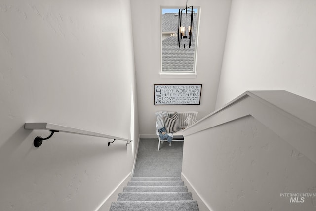 205 S Sunniva Ave, Kuna, ID 83634 - stairs with carpet flooring and baseboards