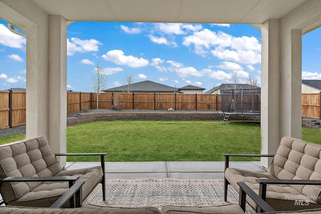 205 S Sunniva Ave, Kuna, ID 83634 - view of yard featuring a trampoline