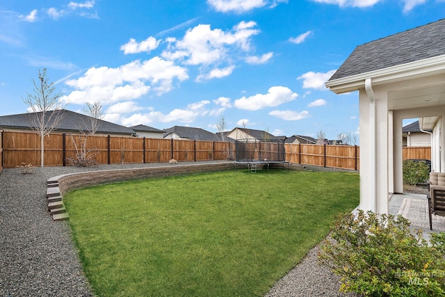 205 S Sunniva Ave, Kuna, ID 83634 - view of yard featuring a trampoline