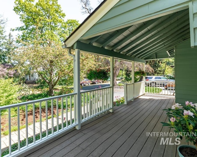 517 E C St, Moscow, ID 83843 - deck featuring a porch